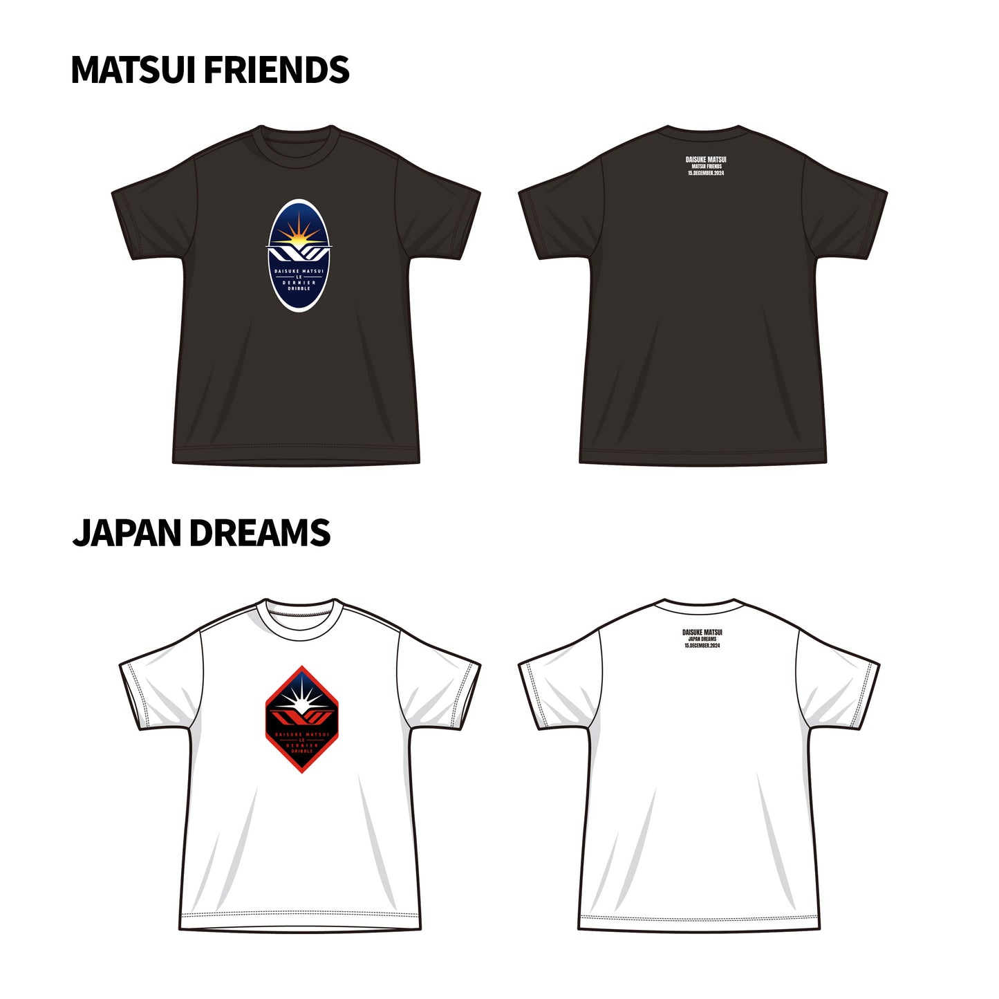 松井大輔引退試合記念Tシャツ(エンブレム)